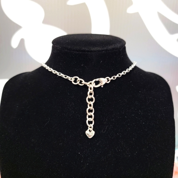 VERY RARE RETIRED BRIGHTON REVERSIBLE BUTTERFLY ENAMEL NECKLACE - Picture 5 of 5